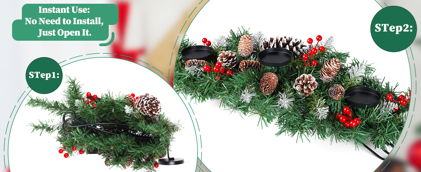 christmas coffee table decor