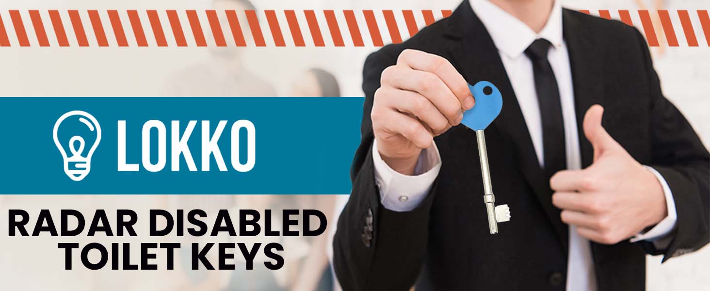 Lokko Genuine Radar Key for Disabled Toilets UK Ideal for Blue Badge