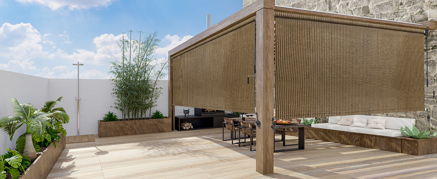 outdoor roller shade