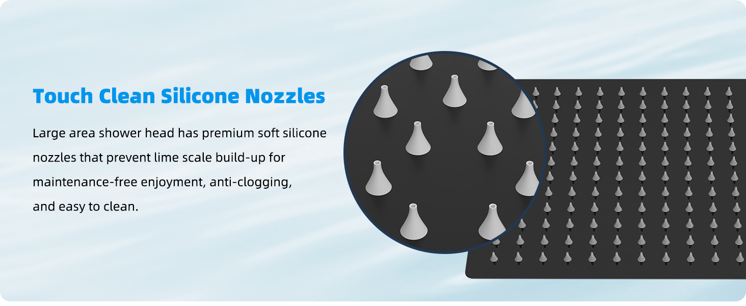 rainfall shower head