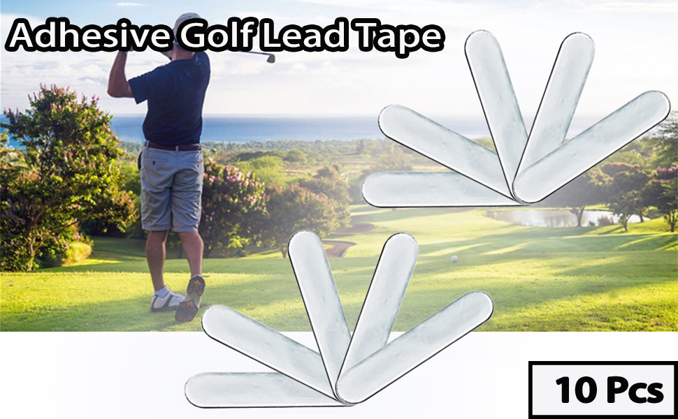 10 PCS Golf Weighted Lead Golf Weighted Strips for Adding