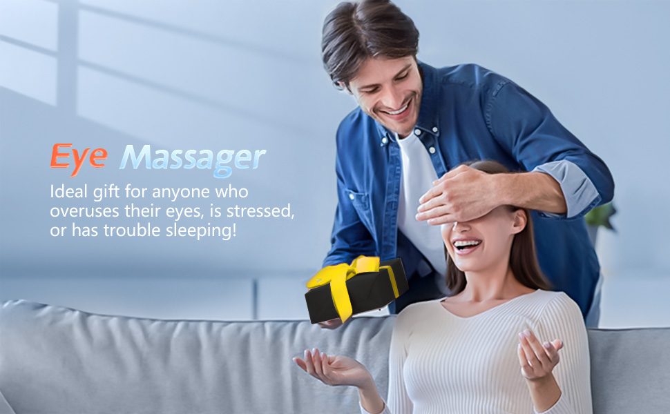 Eye Massager with Heat, Eye Massager with Bluetooth Music