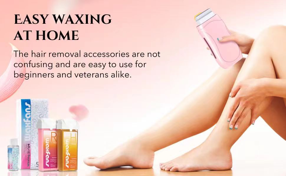 Waxfans Rollon Waxing Kit for Hair Removal AtHome Wax
