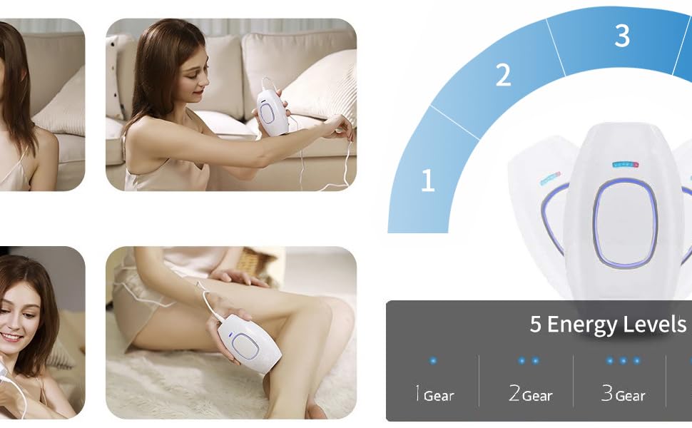 Hair Removal Laser Machine, IPL Laser Hair Removal For Women And Men Permanent Painless Laser