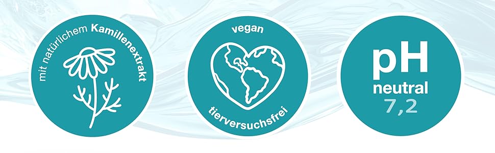 PH neutral Wert Hund 7,2 alle Hunderassen Welpen Hündin tierversuchsfrei Kamillenextrakt natürliche