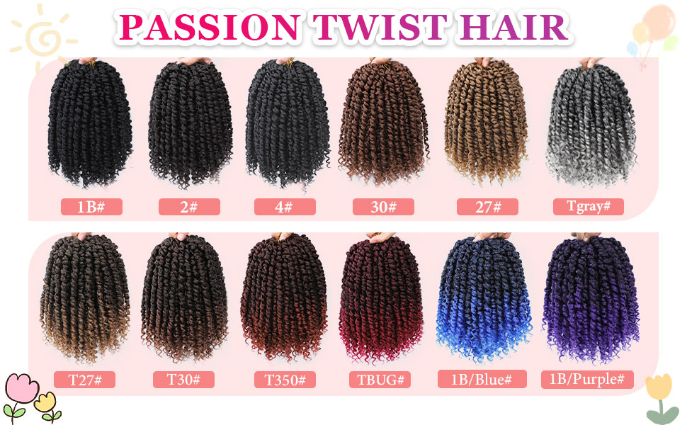 crochet hair for black women pretwisted passion twist hair prelooped passion twsit boho croceht hair