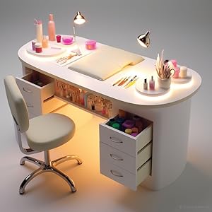 Nail technician desk
