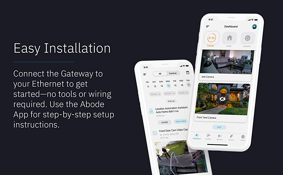 Abode Security System Hub Easy DIY Installation