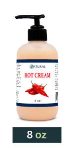 Zatural Hot Cream 8oz Pump Bottle