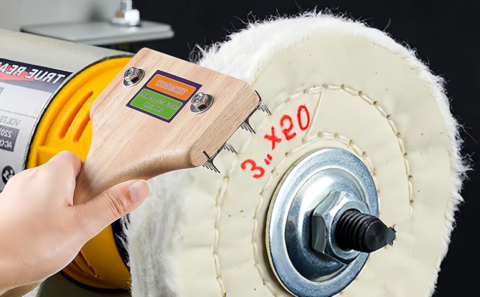 Dinghai Buffing Wheel Rake,for Cleaning Compound from