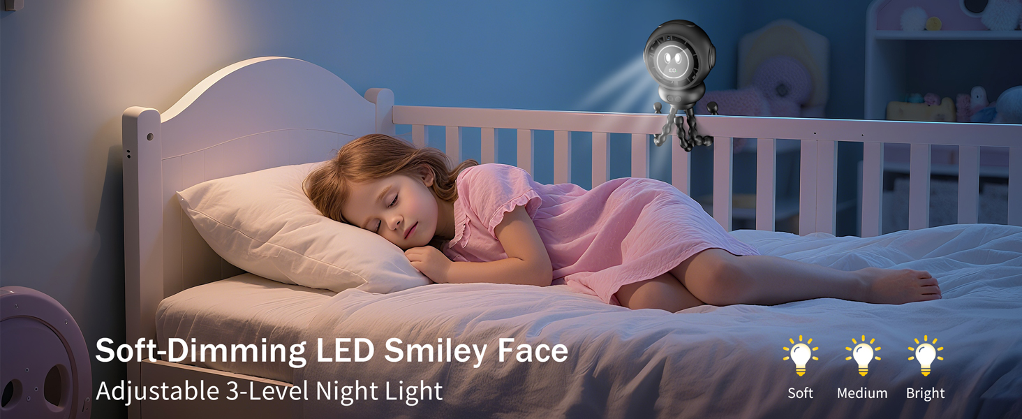 Soft-Dimming LED Smiley Face