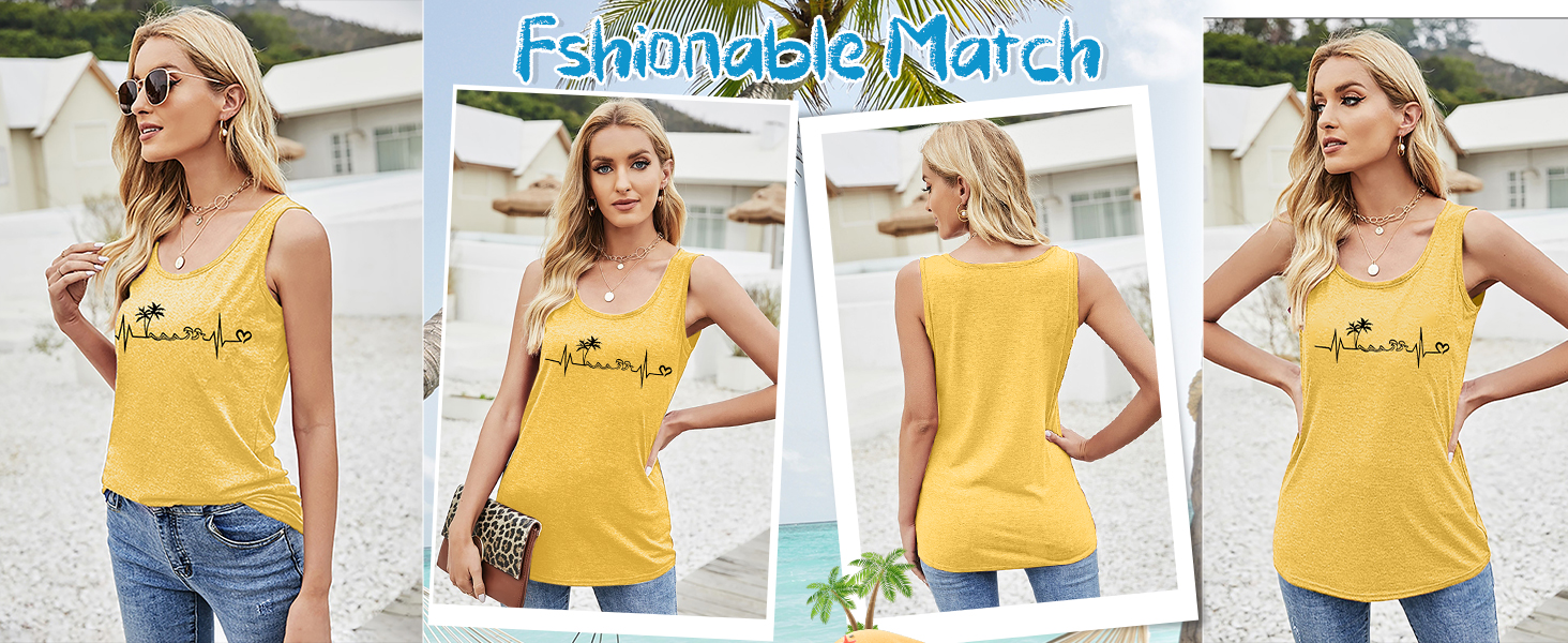 beach tanks for women