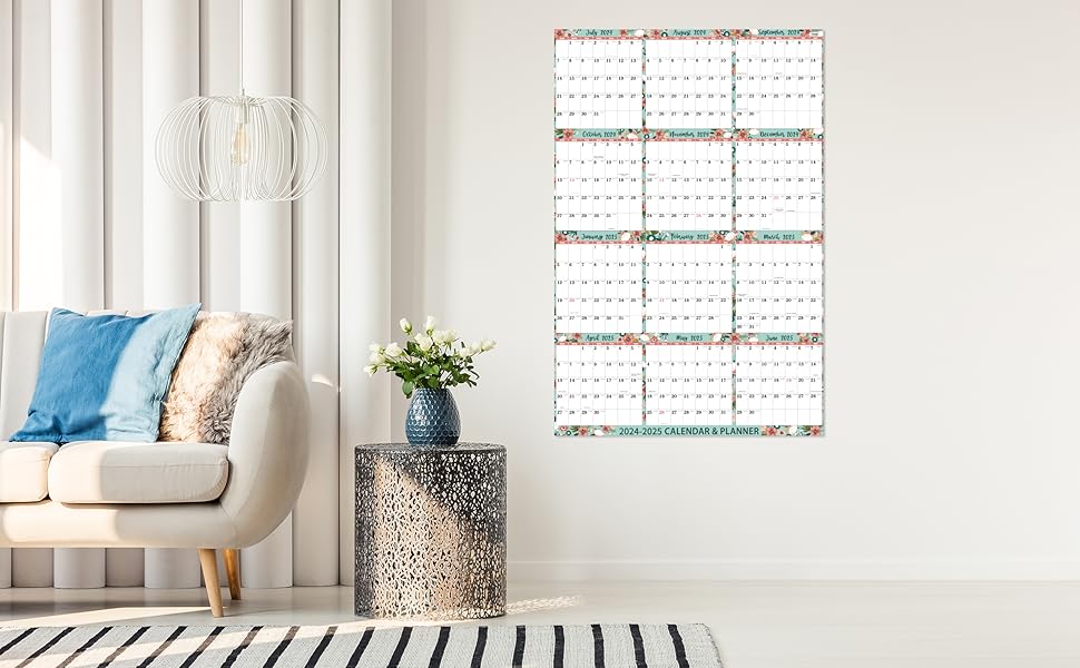 2025 Calendar Yearly 2025 Wall Calendar. January 2025