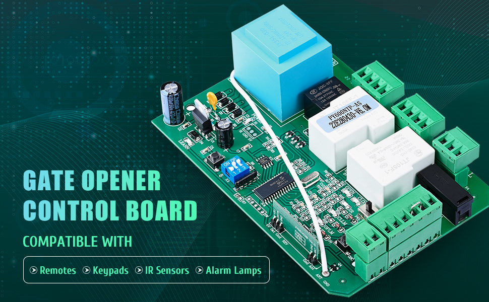 COZ Control Board for AC Sliding Gate Opener Electronic
