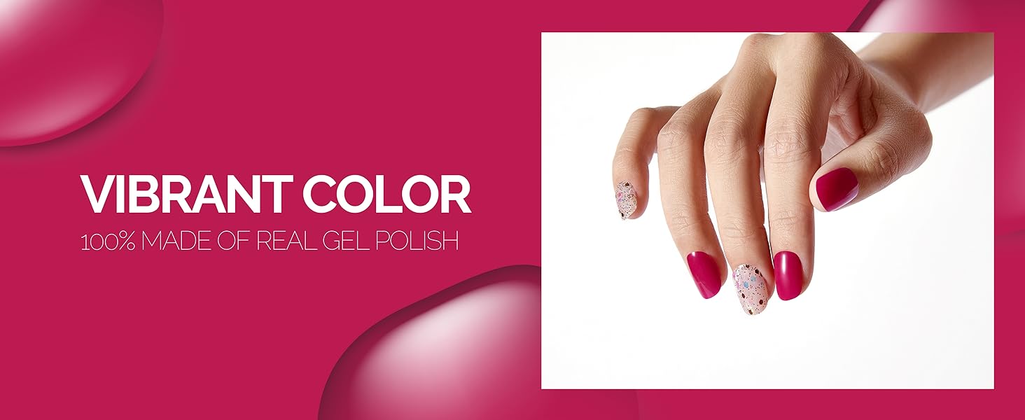 NAILOG Semi cured gel nail strips A+365