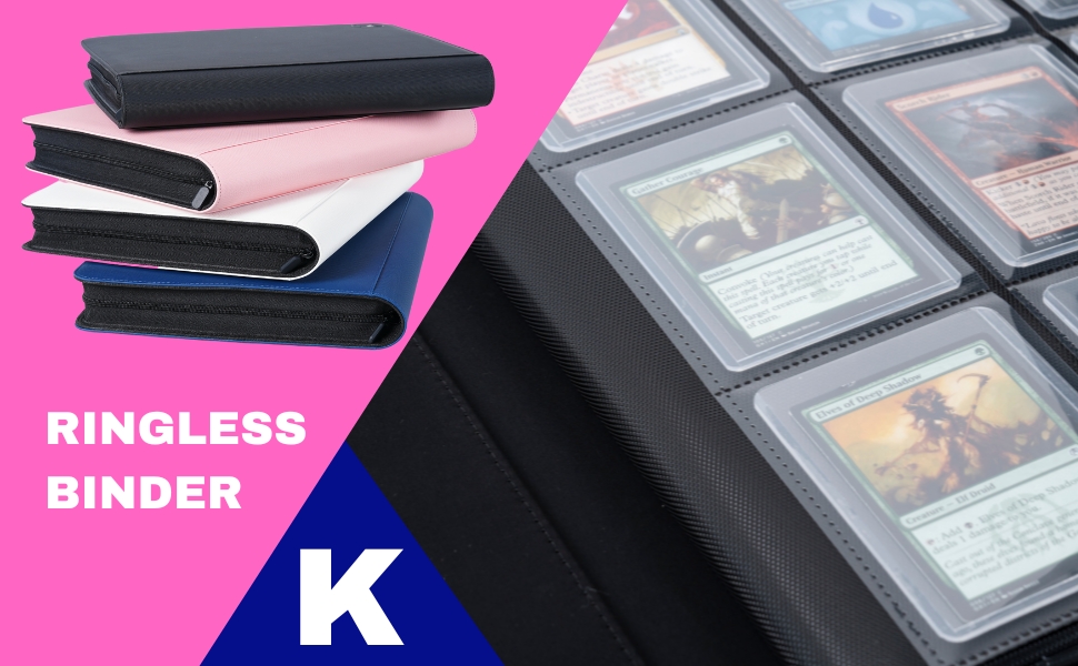 KUOOKING Top loader Binder Holds 384+ Top Loaders for