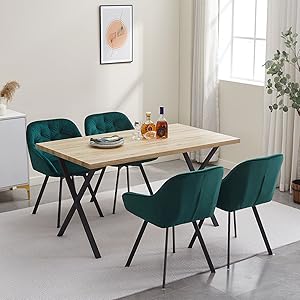 U-DC-B0197GR swivel dining chairs set of 2