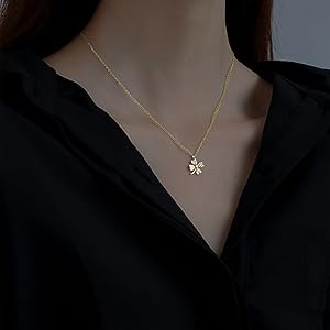 Amazon.com: SLUYNZ 925 Sterling Silver CZ Clover Pendant