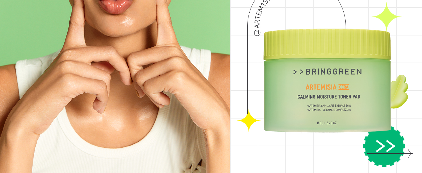 artemisia toner pad mugwort pads