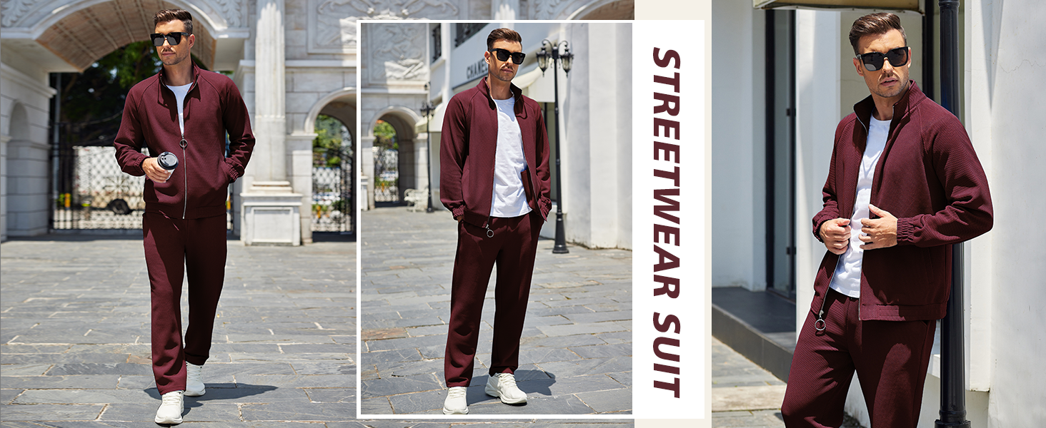 COOFANDY 2 Piece Track Suit