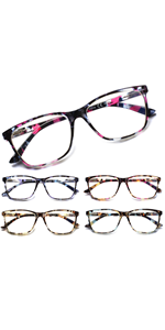 Fashion Pattern Print Eyeglasses for Women