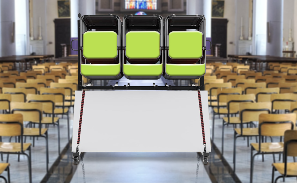 folding chair table cart