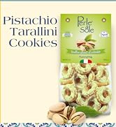 Perle di Sole Tarallini Cookies from Italy - Sweet Pistachio Glazed Italian Snacks - Artisanal Ta...