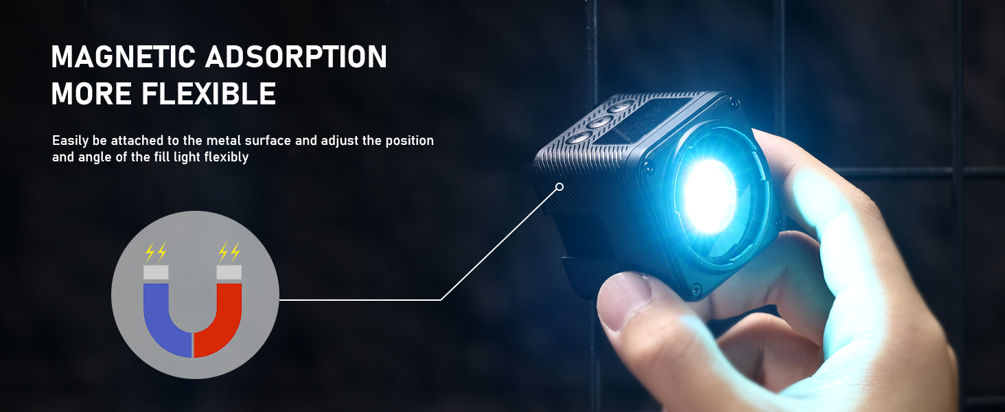 Magnetic RGB Video Light