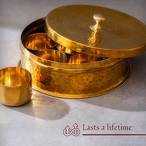 Brass Masala Box