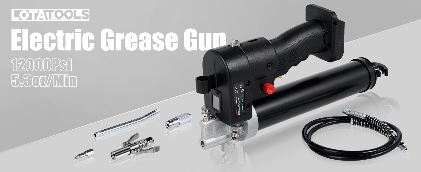 LotaTools Electric Grease Gun Compatible with Makita