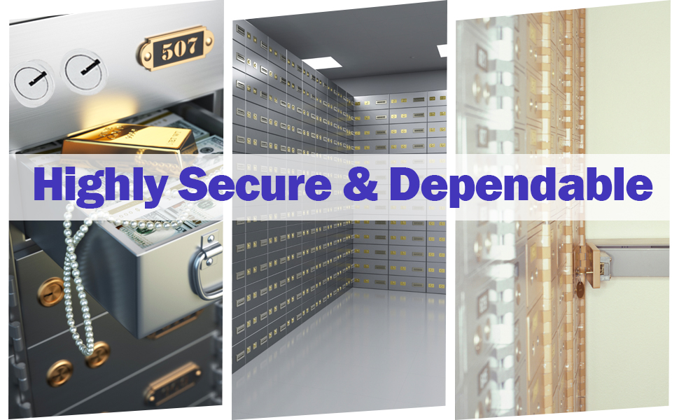 High Security Safe Deposit Box Lock Replace/Double Nose Safe Deposit