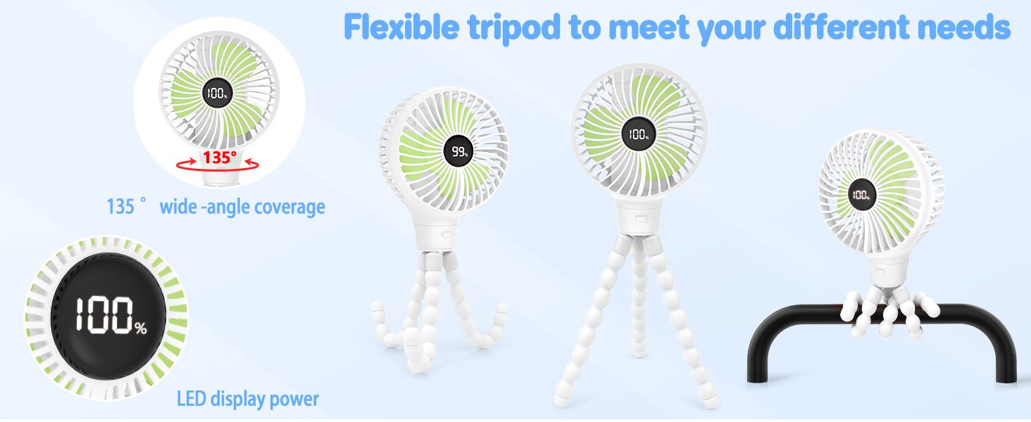 tripod fan fan for baby pink stroller fan stroller fan battery operated