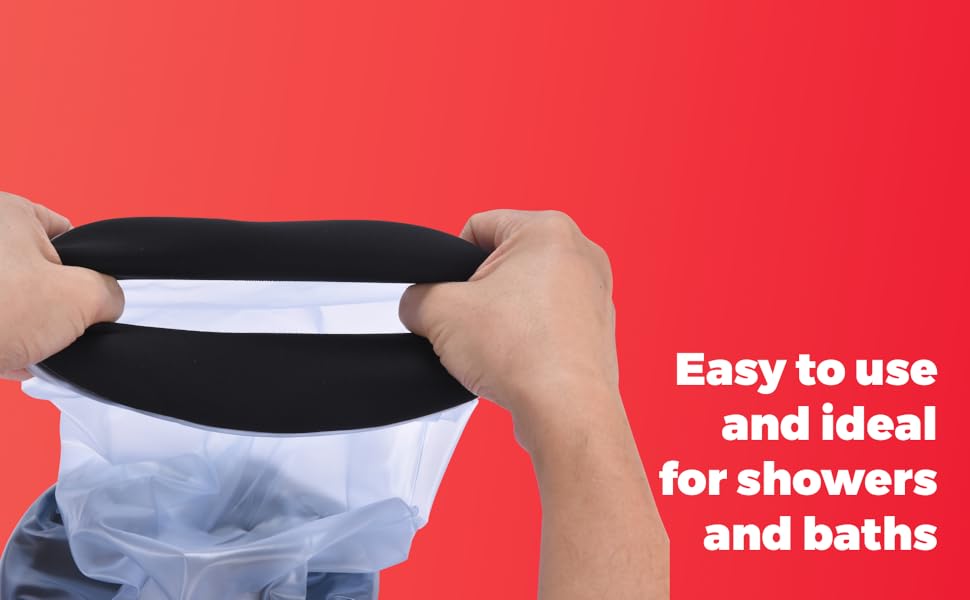 HAWWWY Waterproof Adults Knee Cast Cover for Shower