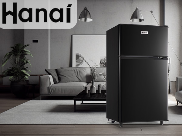 Amazon.com: WANAI Compact Refrigerator 3.5 Cu.Ft, 2 Door