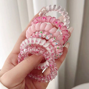 Amazon | Getrays 6個 スパイラルヘアゴム、マルチスタイル 跡が