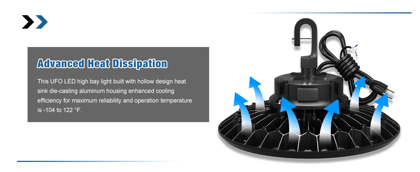 UFO-LED-Hochregallicht