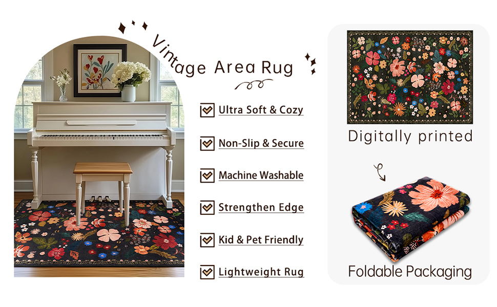 boho area rug ensures durability and long-lasting beauty when placed in any high traffic area