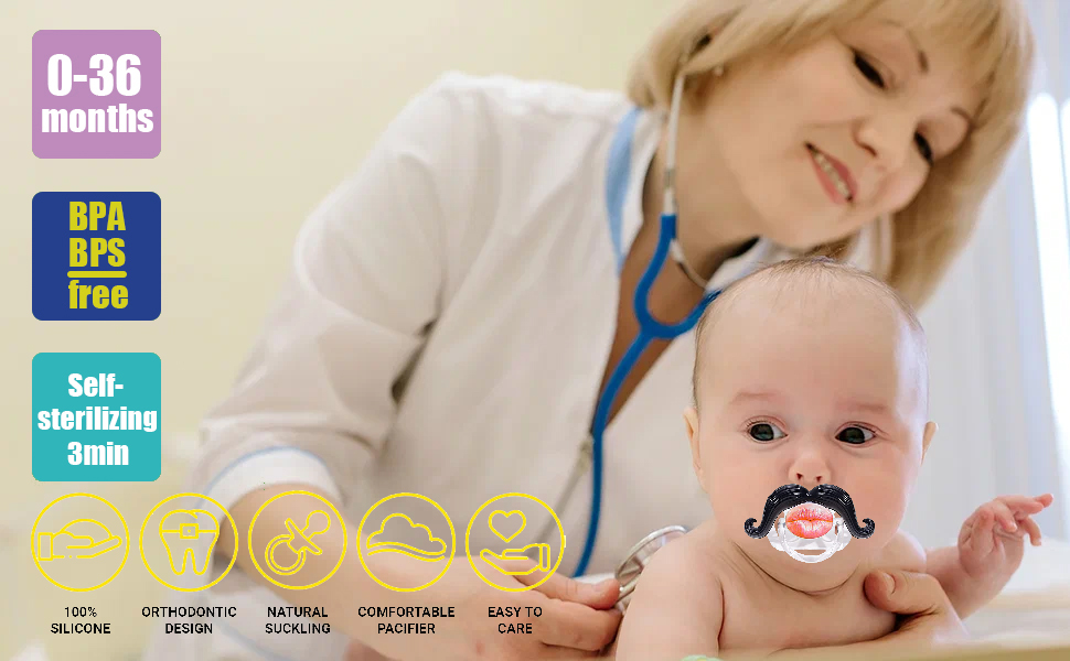 pacifiers 0-6 months