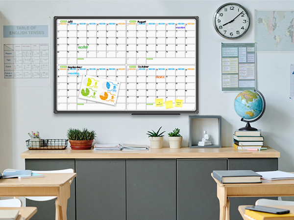 Maa★ページ Amazon.com : JILoffice Magnetic Dry Erase Calendar
