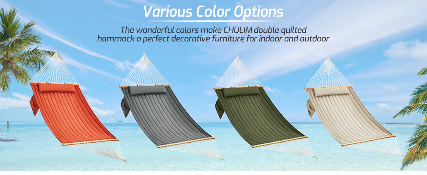 CHULIM Extra Large Quilted Hammock-10