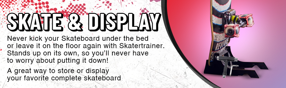 skateboarding portable impact rubber small female powered stationary compact display shape decor