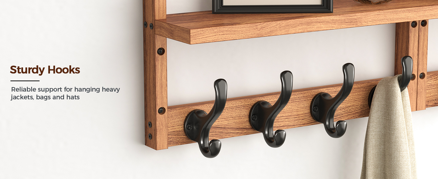 wall mounted coat rack