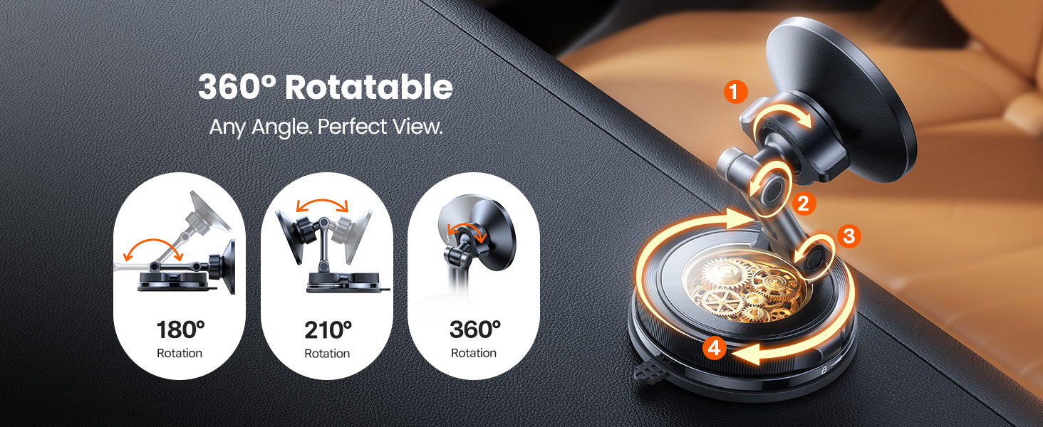 magsafe car mount magnetic phone holder for car phone holders for your car universal 360 dashboard