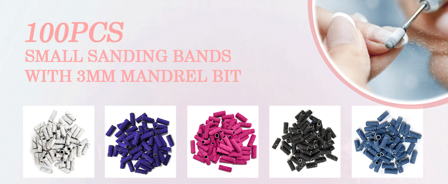 Sanding Bands for Nail Drill