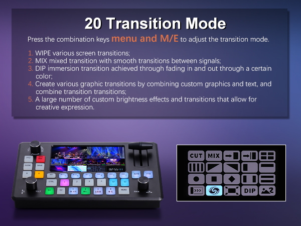 FoMaKo Video Mixer Switcher