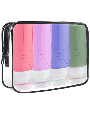 silicone travel bottles