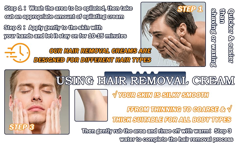 Men's Hair Removal Cream