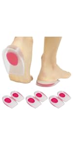 pink gel heel cups