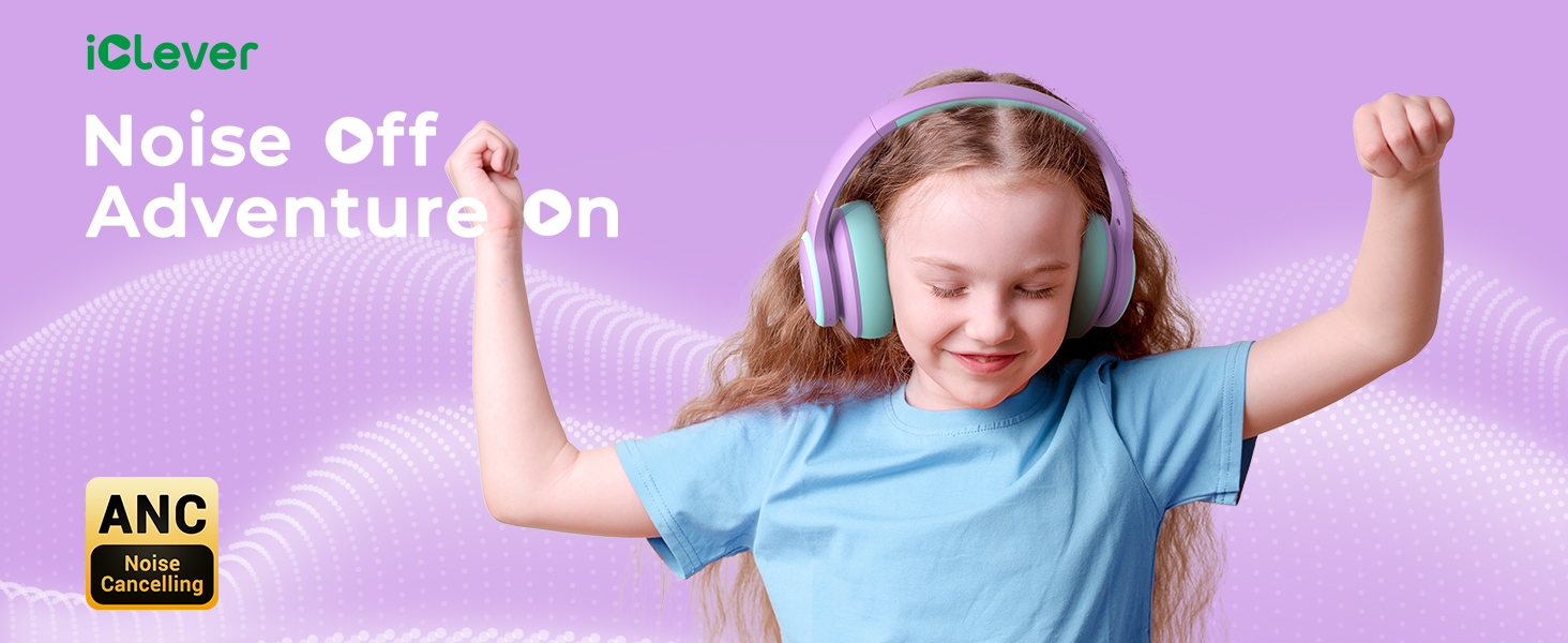 Kids Bluetooth Headphones ANC