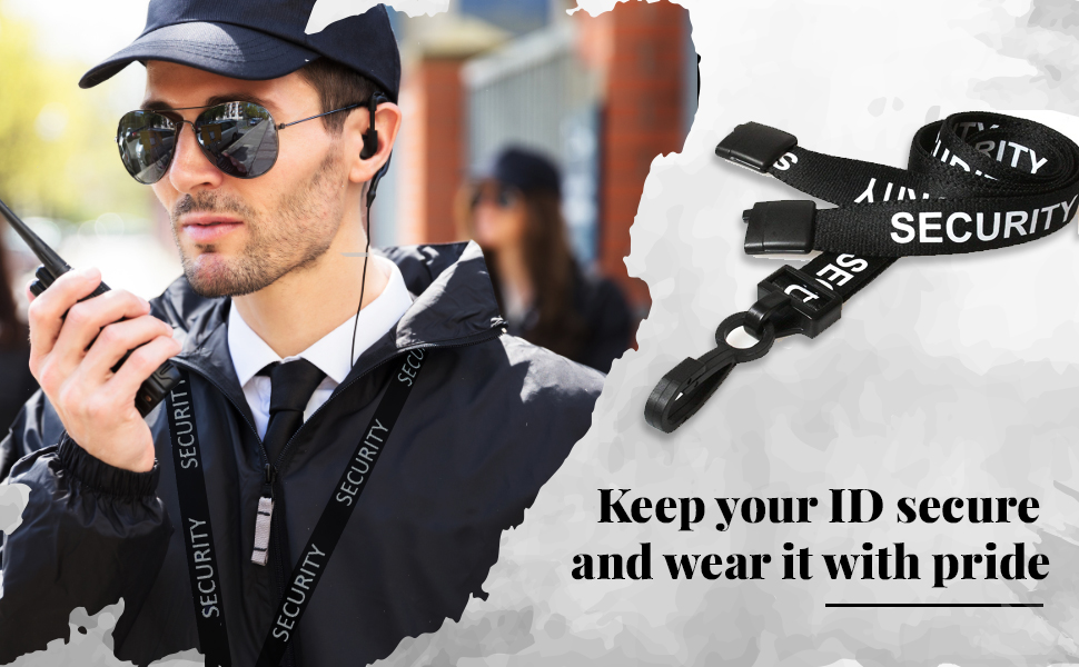 PCL Media Ltd Pre Printed Security Lanyard with Safety Breakaway & ID